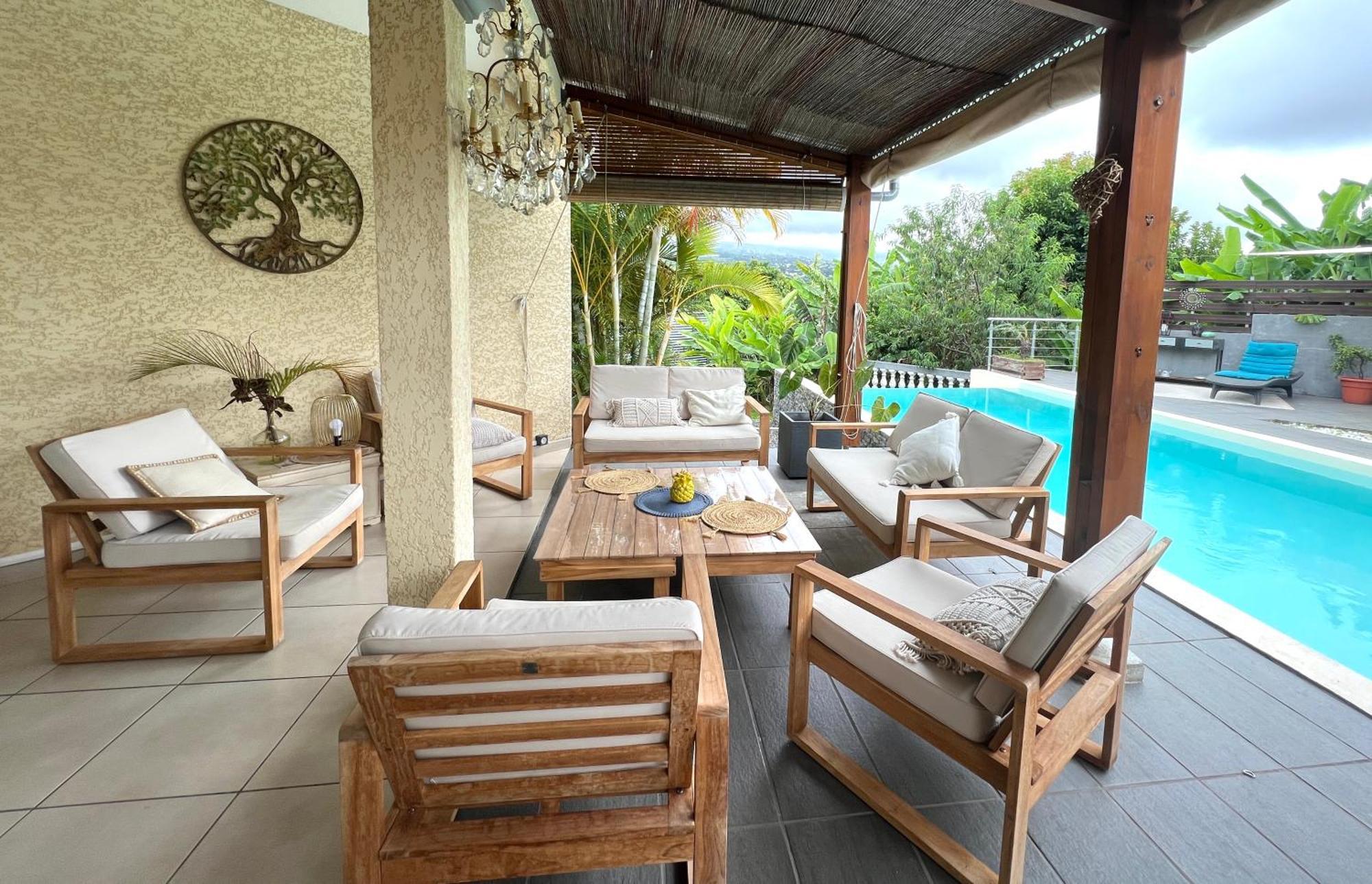 Villa Ti Moon, Entre Deux, Piscine Dış mekan fotoğraf
